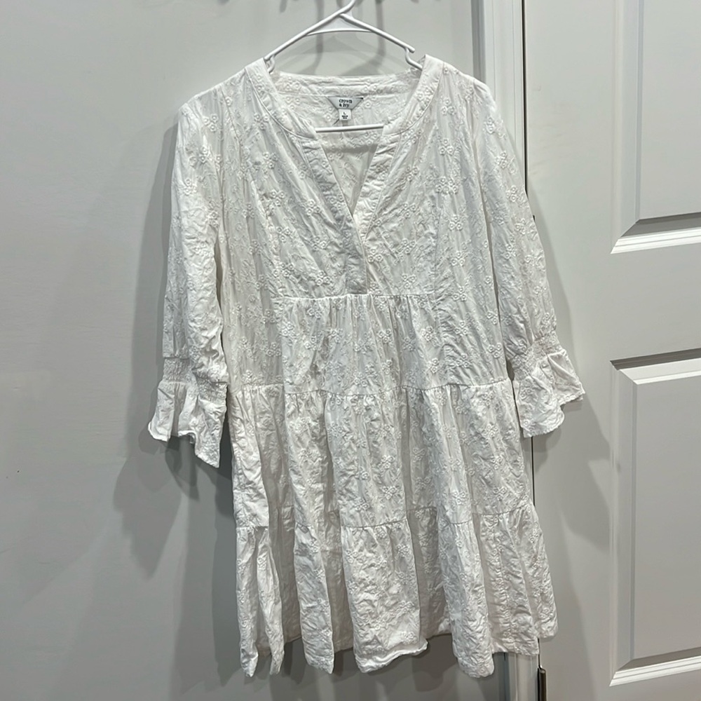 Embroidered flower’s dress